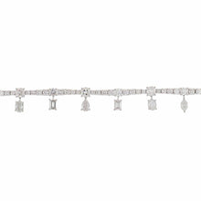 Load image into Gallery viewer, Estate Diamond Choker 18K White Gold Necklace
