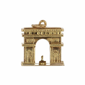 Mid-Century Cartier Arc de Triomphe 18K Gold Charm