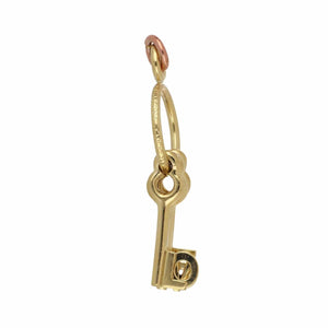 Vintage Italian Tiffany & Co. 18K Gold Key Pendant