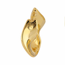 Load image into Gallery viewer, Italian Oversized 18K Gold Hoop Earrings
