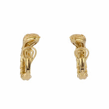 Load image into Gallery viewer, Italian 18K Gold Snake Hoop Earrings

