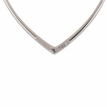 Load image into Gallery viewer, Italian 18K White Gold Large Open Heart Pendant
