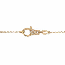 Load image into Gallery viewer, Italian 18K Two-Tone Gold Diamond Station Link Necklace
