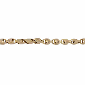 Edwardian Fancy Link 9K Gold Longuard