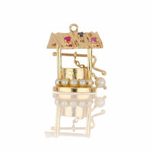 Load image into Gallery viewer, Mid-Century 14K Gold Wishing Well Charm
