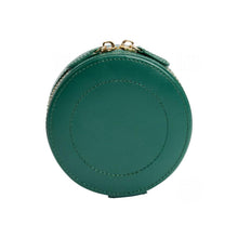 Load image into Gallery viewer, WOLF Sophia Round Zip Case in Forest
