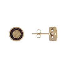 Load image into Gallery viewer, Estate 14K Gold Garnet Stud Earrings
