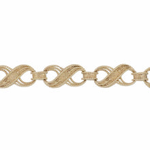 Load image into Gallery viewer, Mid-Century 14K Gold Figure 8 Link Bracelet
