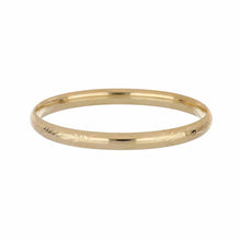 Load image into Gallery viewer, Vintage 1980s 14K Gold Engraved Bangle
