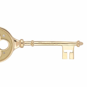 Estate TIffany & Co. 18K Gold Key Pendant Necklace