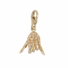 Load image into Gallery viewer, Vintage 14K Gold Shaka Hand Charm
