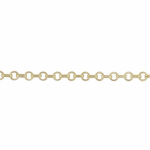 Mid-Century 14K Gold Cable Link Bracelet