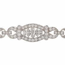 Load image into Gallery viewer, Art Deco 1930s Platinum Diamond Bracelet
