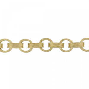 Vintage 1980s 18K Yellow Gold Large Link Bracelet