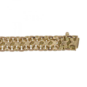 Mid-Century 18K Gold Collar Necklace