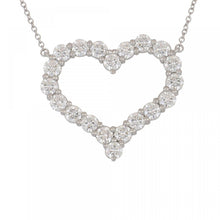 Load image into Gallery viewer, Estate Tiffany &amp; Co. Diamond Heart Pendant Necklace
