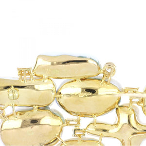 Estate Kai-Yin Lo Baroque Pearl and Diamoond 18K Gold Brooch