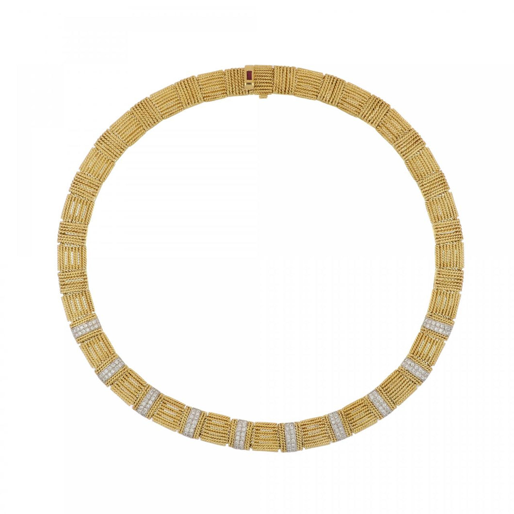 Estate Roberto Coin 18K Gold Opera Collection Necklace