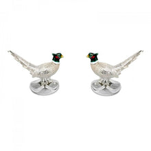 Load image into Gallery viewer, Deakin &amp; Francis Sterling Silver Pheasant Cufflinks
