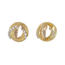 Load image into Gallery viewer, French Vintage 1970s Neiman Marcus 18K Gold Inside-Out Loop Earrings
