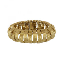 Load image into Gallery viewer, Vintage J. Rossi 18K Gold Domed Link Bracelet

