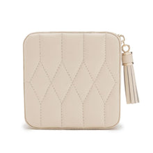 Load image into Gallery viewer, WOLF Caroline Zip Travel Case in Ivory
