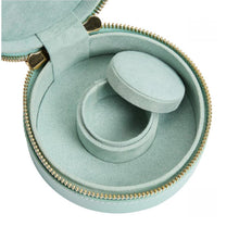 Load image into Gallery viewer, WOLF Sophia Round Zip Case in Jade
