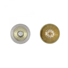 Load image into Gallery viewer, 14K Two-Tone Gold Stud Earrings

