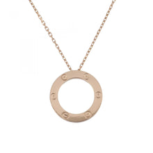 Load image into Gallery viewer, Cartier 18K Rose Gold Love Pendant Necklace
