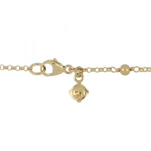 David Yurman 18K Gold Bead Necklace