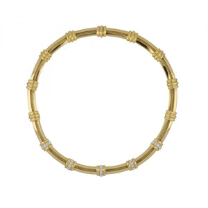 Vintage 1995 Tiffany & Co. 18K Gold Atlas Necklace