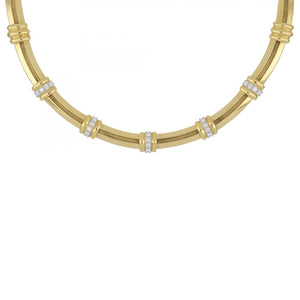 Vintage 1995 Tiffany & Co. 18K Gold Atlas Necklace