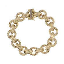 Load image into Gallery viewer, Vintage 1970s 14K Gold Link Bracelet
