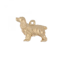 Load image into Gallery viewer, 14K Gold Spaniel Charm
