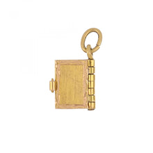Load image into Gallery viewer, 14K Gold Book Charm
