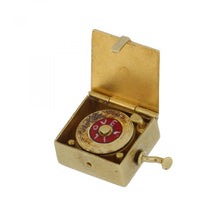 Load image into Gallery viewer, 14K Gold Record Player Charm

