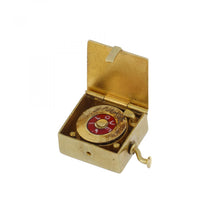 Load image into Gallery viewer, 14K Gold Record Player Charm
