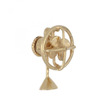 Load image into Gallery viewer, 14K Gold Fan Charm
