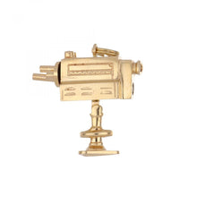 Load image into Gallery viewer, 14K Gold Studio Movie Camera Charm
