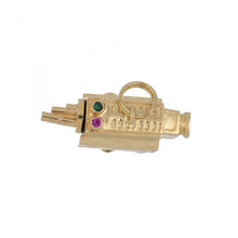 Load image into Gallery viewer, 14K Gold Studio Movie Camera Charm
