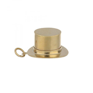 14K Gold Top Hat Charm