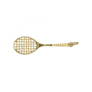 Vintage Piaget 18K Gold Tennis Racket Charm
