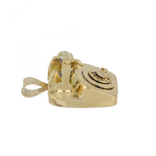 Load image into Gallery viewer, Vintage 18K Gold Rotary Phone Charm
