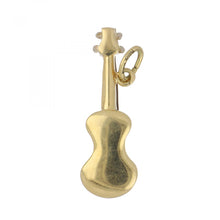 Load image into Gallery viewer, 14K Yellow Gold Guitar Charm
