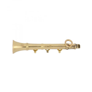14K Gold Clarinet Charm