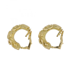 Katy Briscoe 18K Gold Loop Earrings