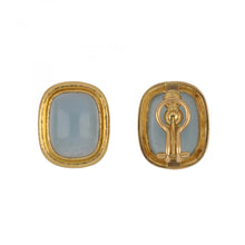 Load image into Gallery viewer, Elizabeth Locke 18K Gold Aquamarine Earrings
