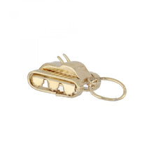 Load image into Gallery viewer, Vintage 14K Gold Tank Charm
