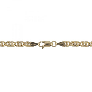 Vintage 1980s 18K Gold Knot-Link Necklace
