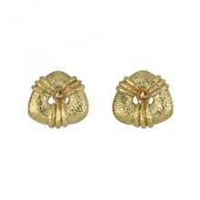 Load image into Gallery viewer, Vintage David Webb 18K Gold Triangular Earrings
